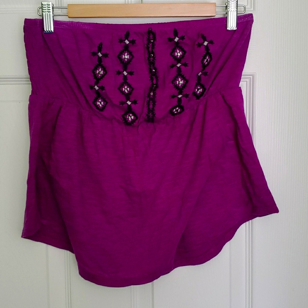Strapless tank top
